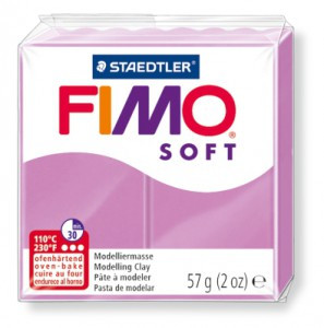 FIMO Soft в печке запекаемая масса, 56 гр, лаванда