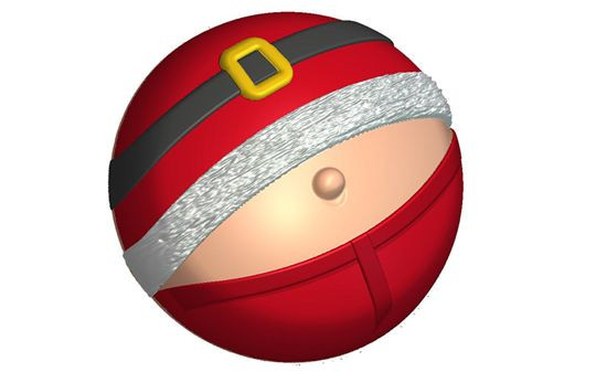 Форма Пузатый Санта