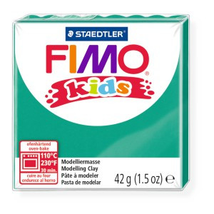 FIMO kids полимерная глина для детей, уп. 42 гр. цвет: зеленый