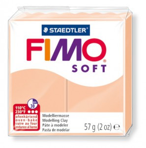 FIMO Soft в печке запекаемая масса, 56 гр, телесный