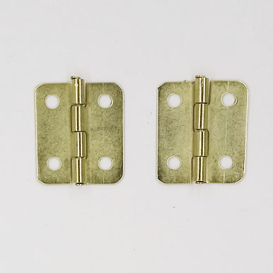 Петля, 18х16мм, золото, 2 штуки
