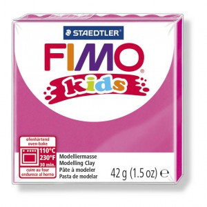 FIMO kids полимерная глина для детей, уп. 42 гр. цвет: розовый