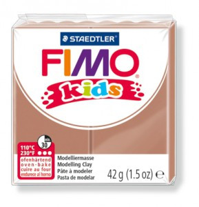 FIMO kids полимерная глина для детей, уп. 42 гр. цвет: светло-коричневый, арт. 8030-71