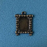 Сеттинг Сердечная, 20х30мм, бронза, 1шт