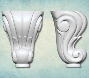 Комплект молдов 3D "Ножка" (XS) 0935