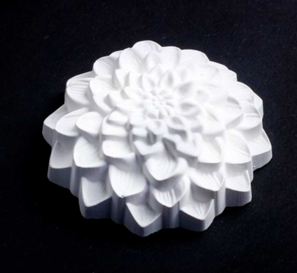 Фигурка гипсовая  Цветок Георгин , 7x3x7см