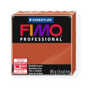 FIMO professional полимерная глина, запекаемая в печке, уп. 85 гр. цвет: терракота, арт. 8004-74