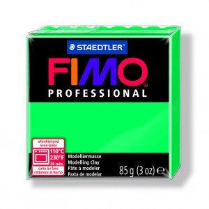 FIMO professional полимерная глина, запекаемая в печке, уп. 85 гр. цвет: чисто-зеленый