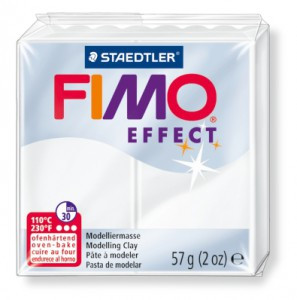 FIMO Effect в печке запекаемая масса, 56 гр, прозрачный