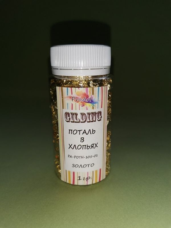 Хлопья потали для золочения, микс, 1гр  ProArt