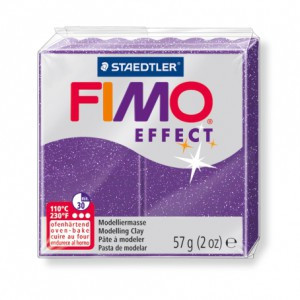 FIMO Effect в печке запекаемая моделировамая масса, 56 гр, фиолетовый металлик