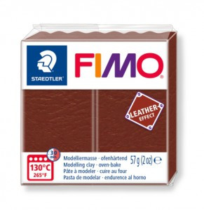 FIMO leather-effect, 57 г, цвет: ореховый, арт. 8010-779
