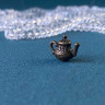 Подвеска 3D Чайник Tea time, 16х12мм, бронза, 1шт