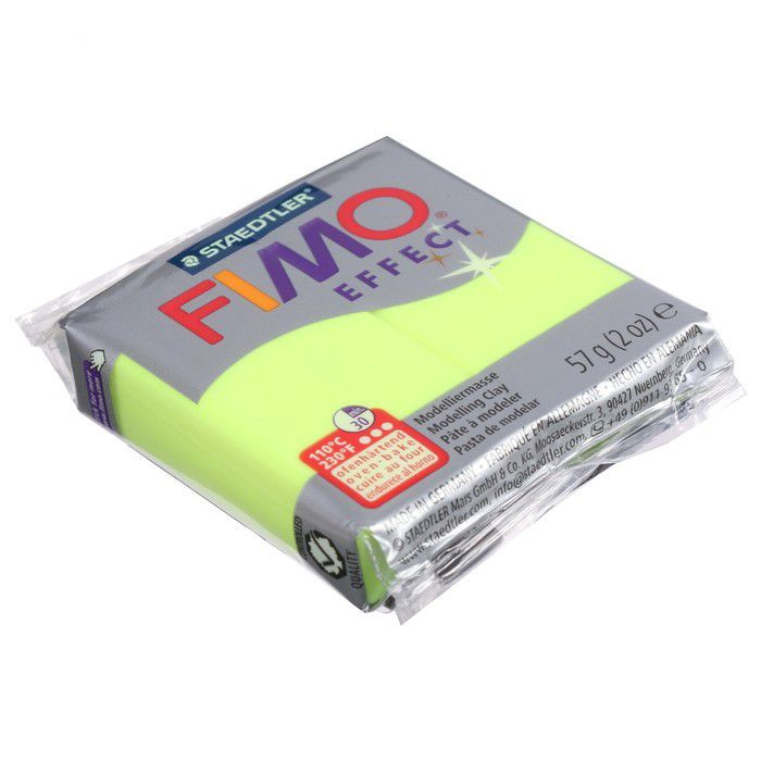 FIMO neon  effect, 57 г, цвет: желтый, арт. 8010-101