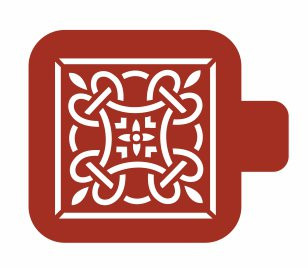 Трафарет-модуль, 9х9см, Орнамент №60, (М9О-60)